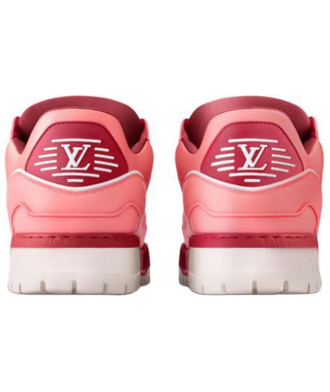 LOUIS VUITTON Красные низкие кроссовки / кеды, фото 5