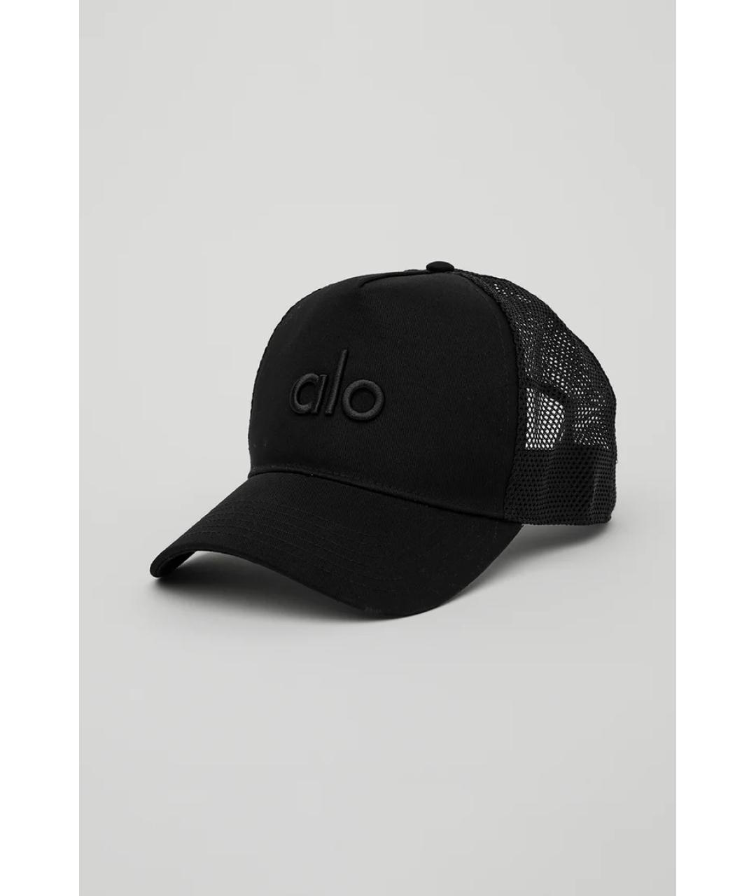 ALO YOGA Черная кепка, фото 2