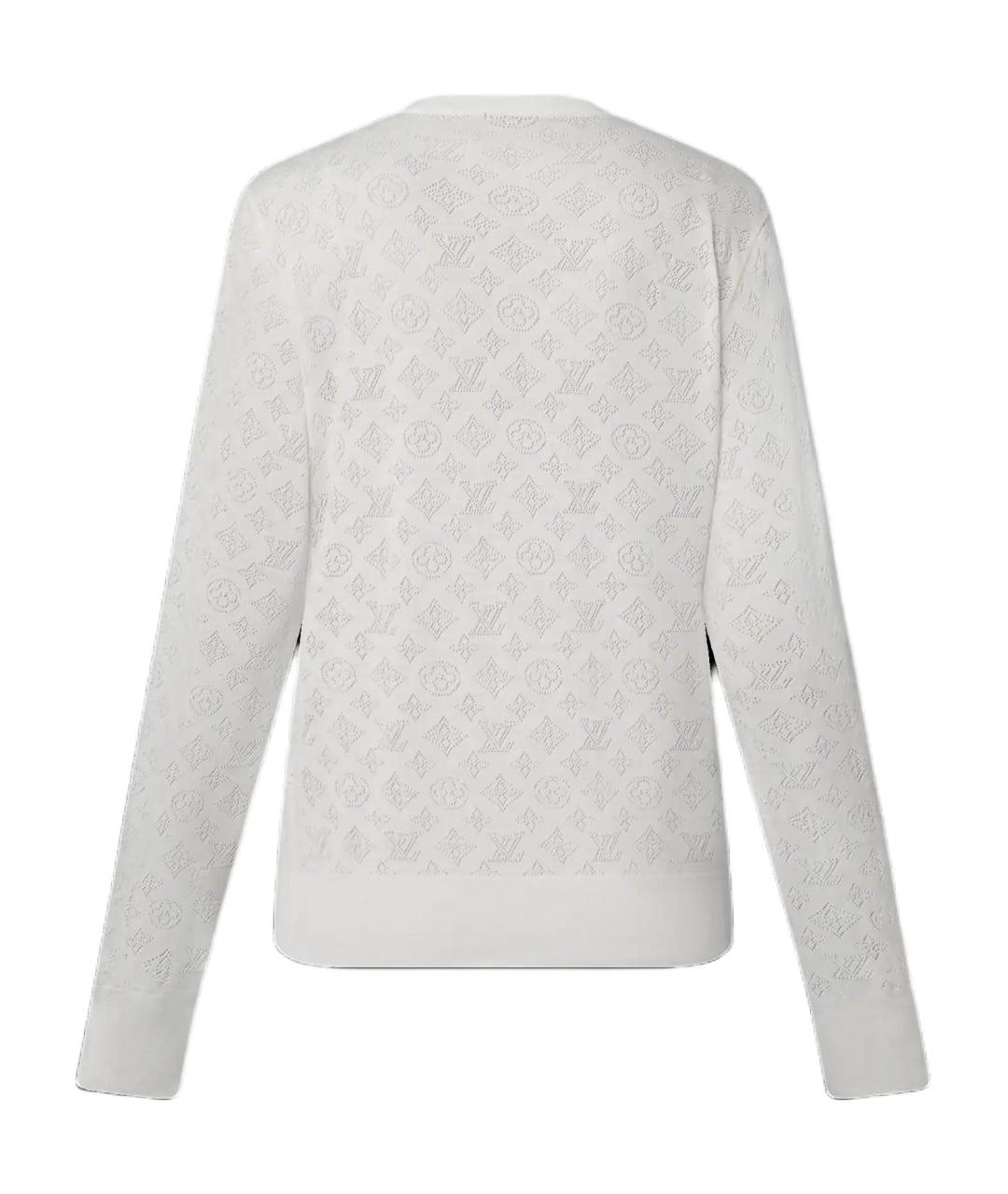 LOUIS VUITTON Белый джемпер / свитер, фото 2