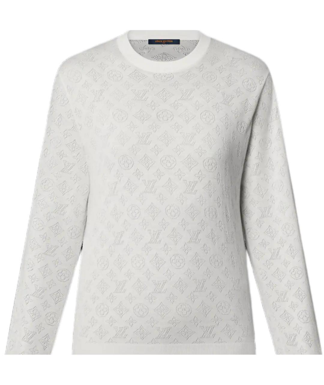 LOUIS VUITTON Белый джемпер / свитер, фото 3