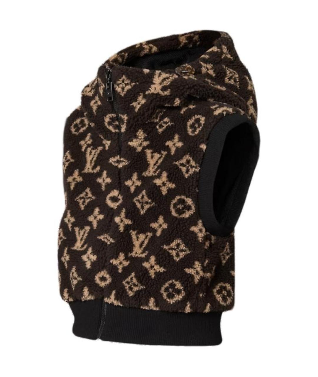 LOUIS VUITTON Коричневый жилет, фото 3