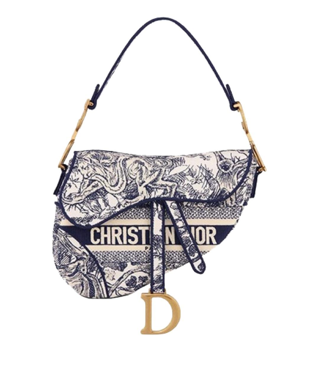 CHRISTIAN DIOR Синяя сумка через плечо, фото 1