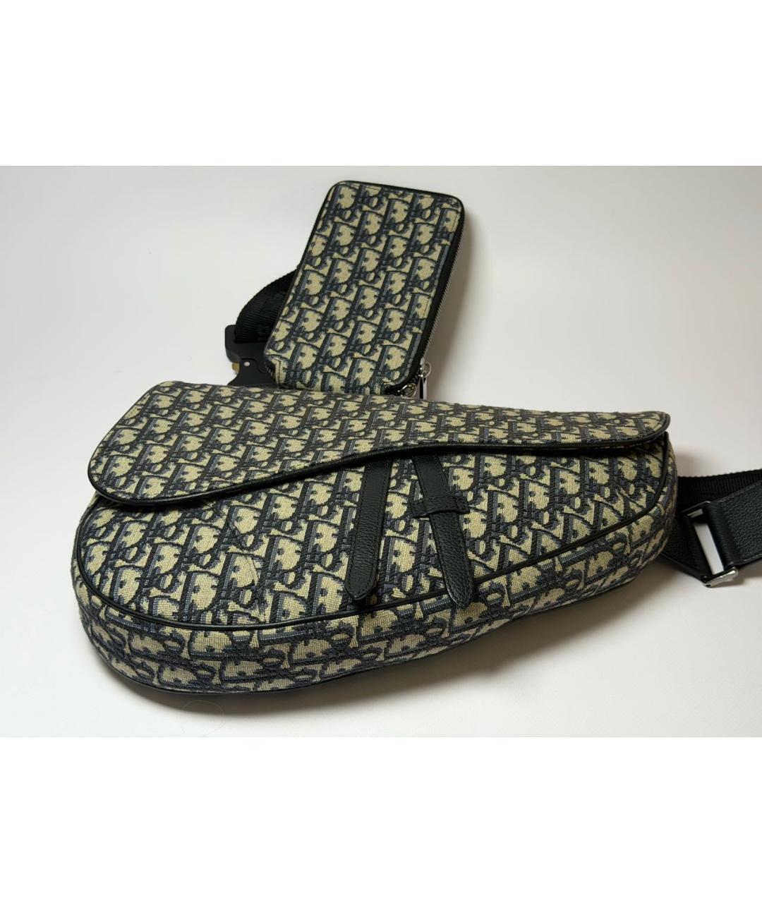 CHRISTIAN DIOR Мульти жаккардовая сумка на плечо, фото 5