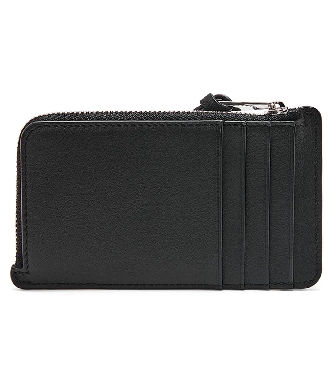 LOEWE Черный кожаный кардхолдер, фото 2