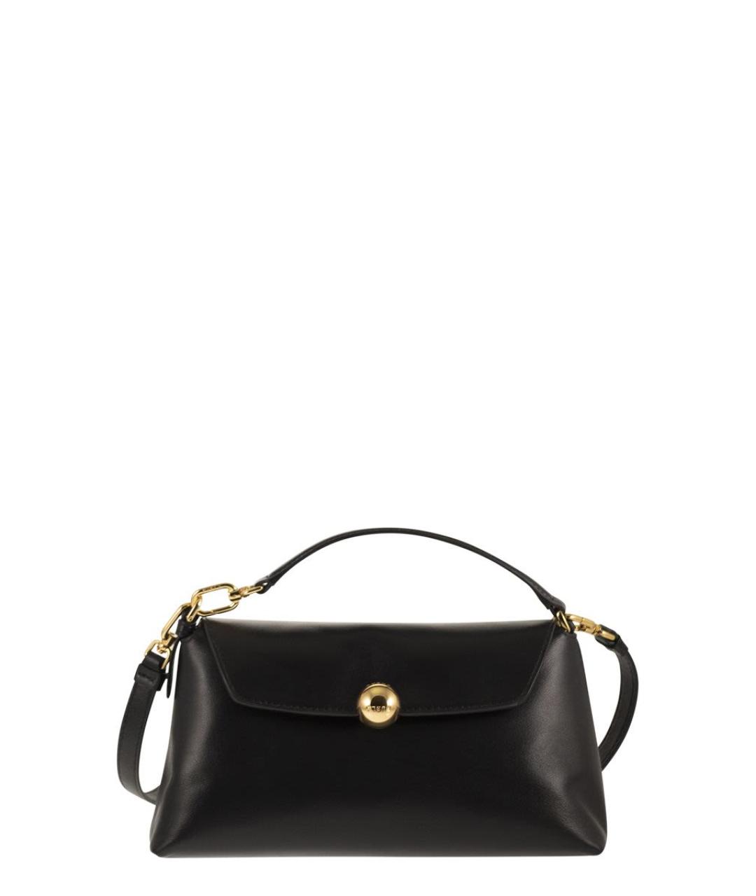 FURLA Черная кожаная сумка через плечо, фото 1