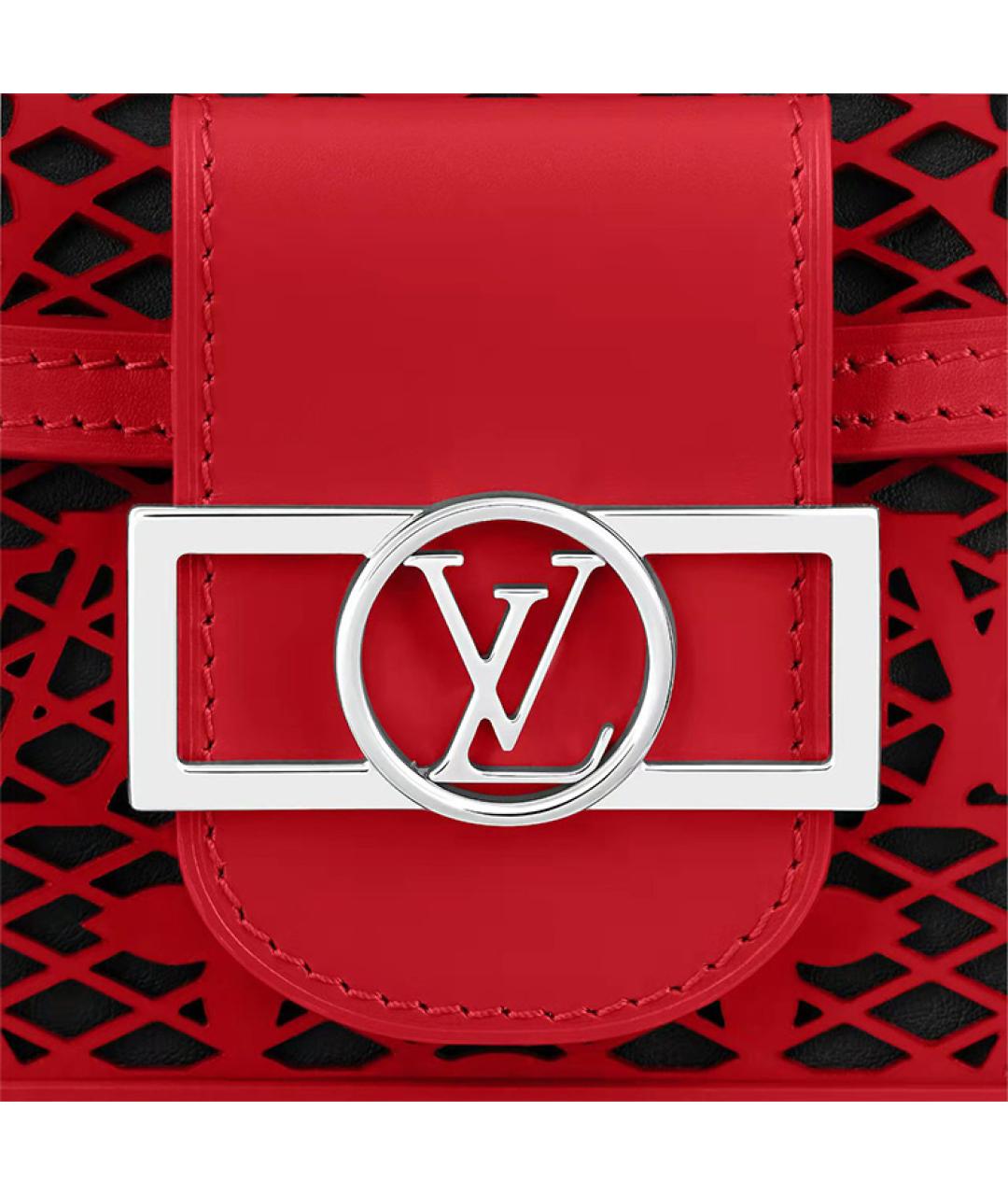 LOUIS VUITTON Красная сумка через плечо, фото 5