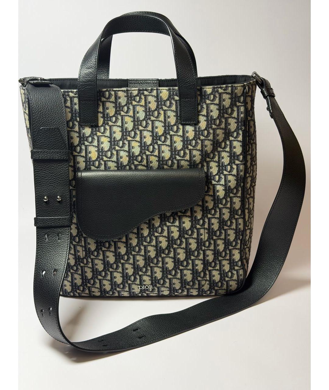 CHRISTIAN DIOR Мульти жаккардовая сумка тоут, фото 9