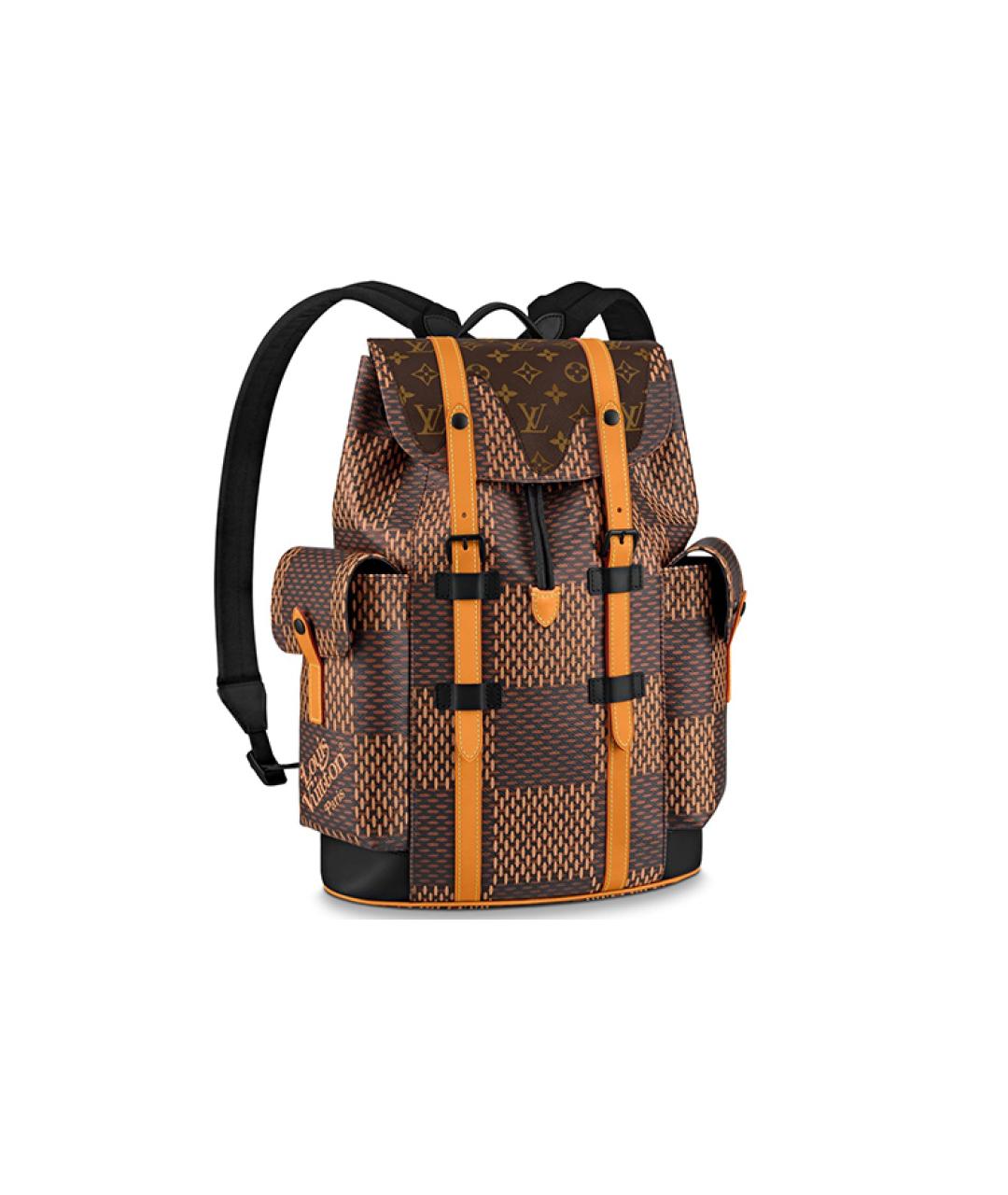 LOUIS VUITTON Коричневый рюкзак, фото 6