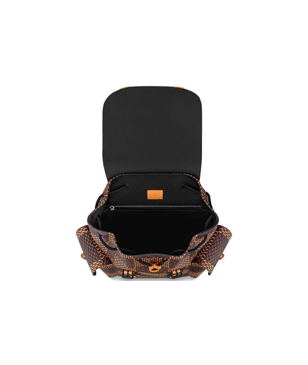 LOUIS VUITTON Коричневый рюкзак, фото 3