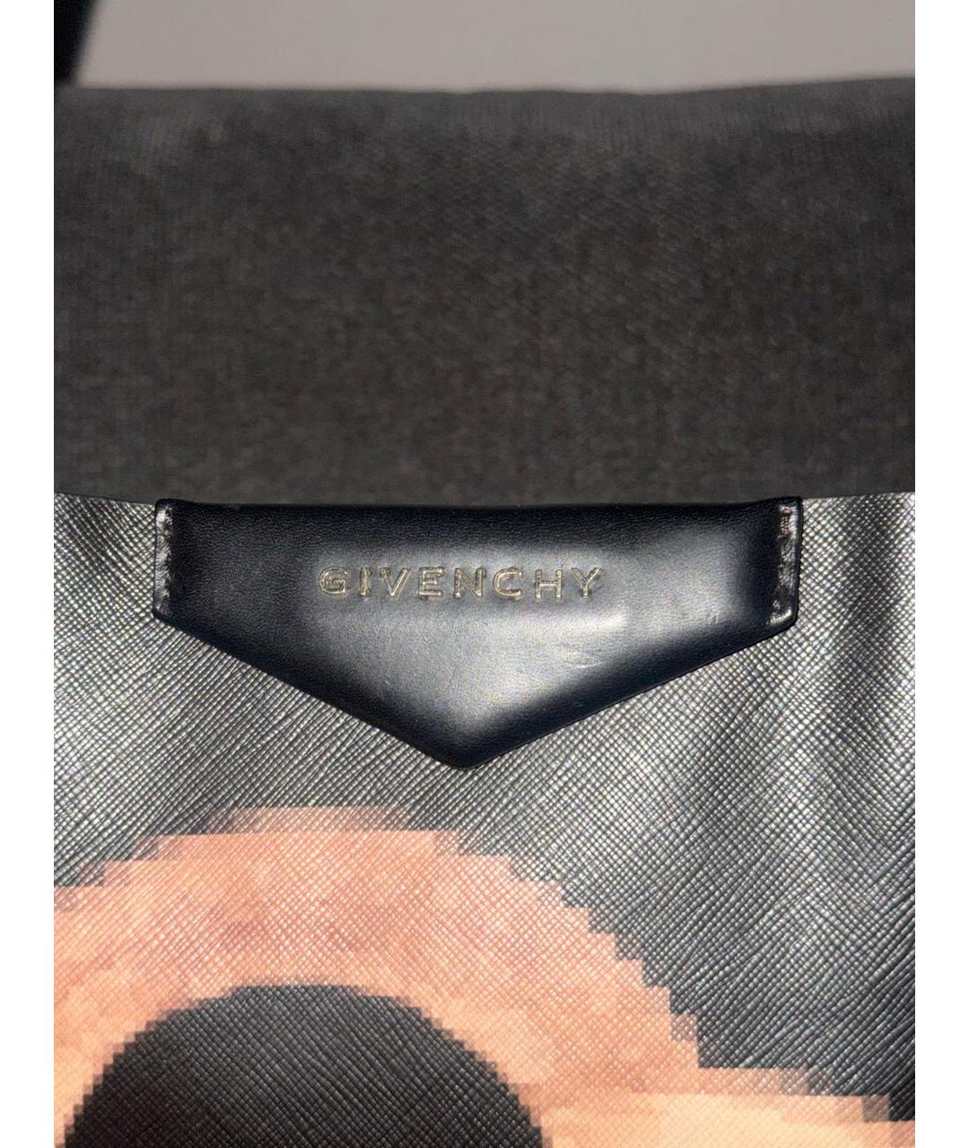 GIVENCHY Черная кожаная сумка тоут, фото 3