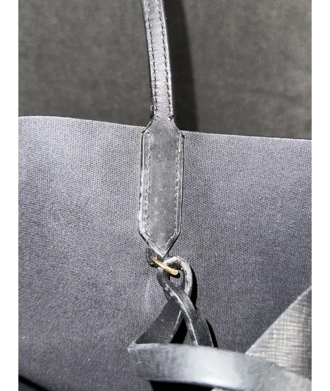 GIVENCHY Черная кожаная сумка тоут, фото 6