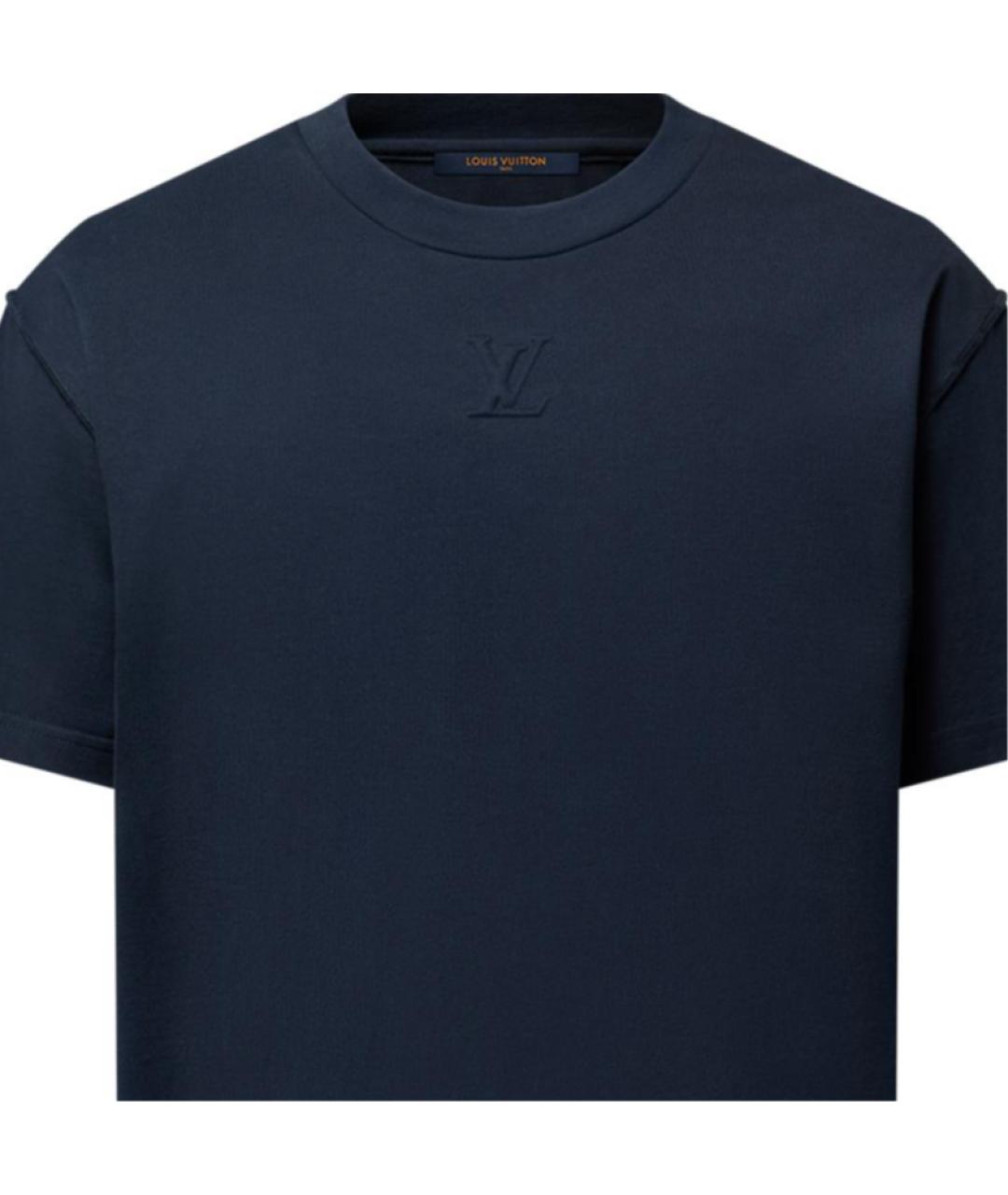 LOUIS VUITTON Синяя футболка, фото 4