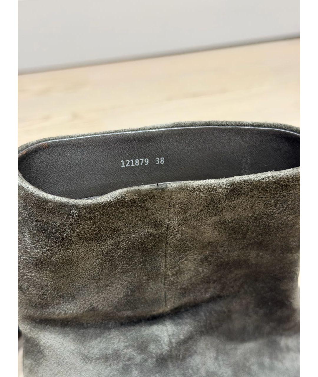 12 STOREEZ Серые замшевые ботильоны, фото 8