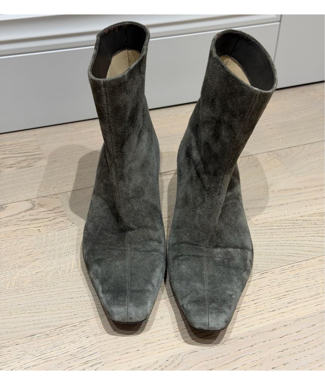 12 STOREEZ Серые замшевые ботильоны, фото 2