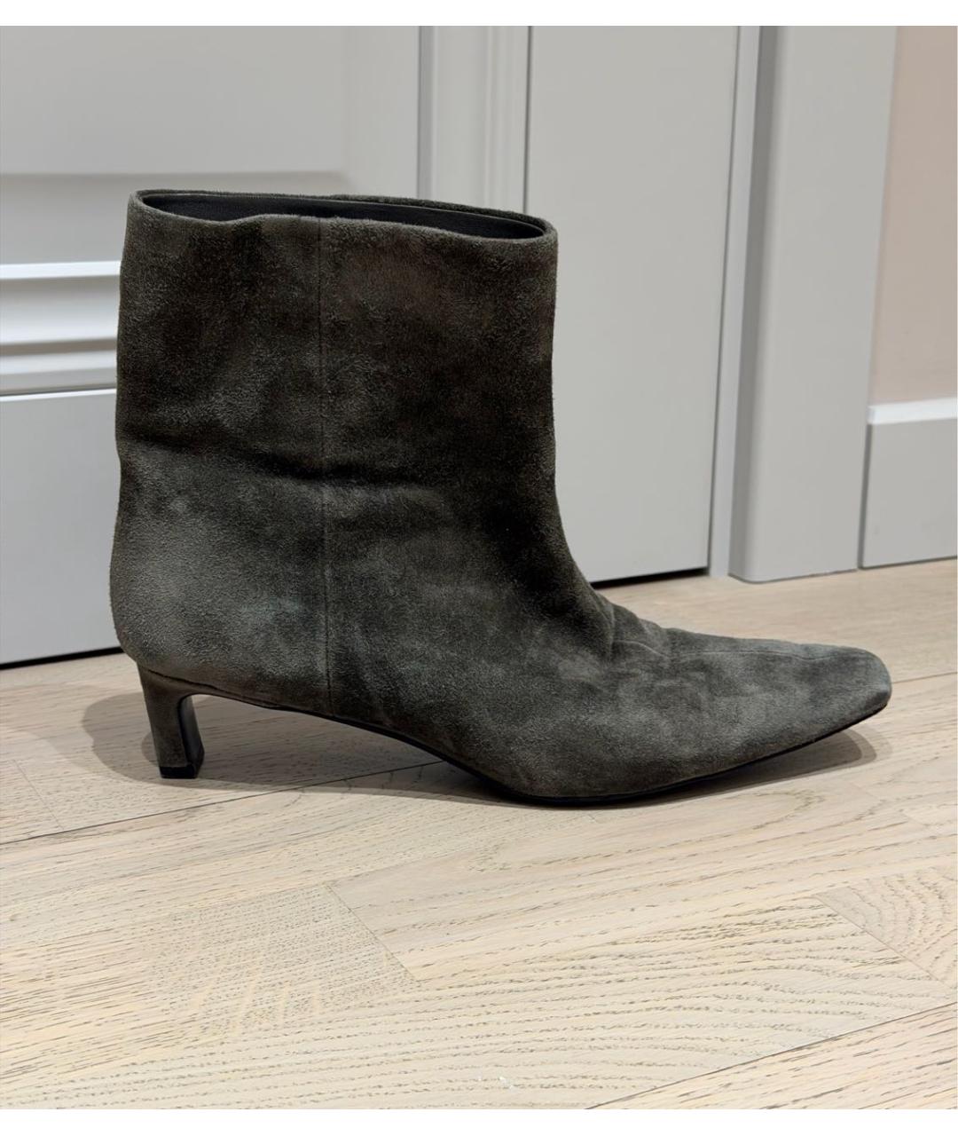 12 STOREEZ Серые замшевые ботильоны, фото 9