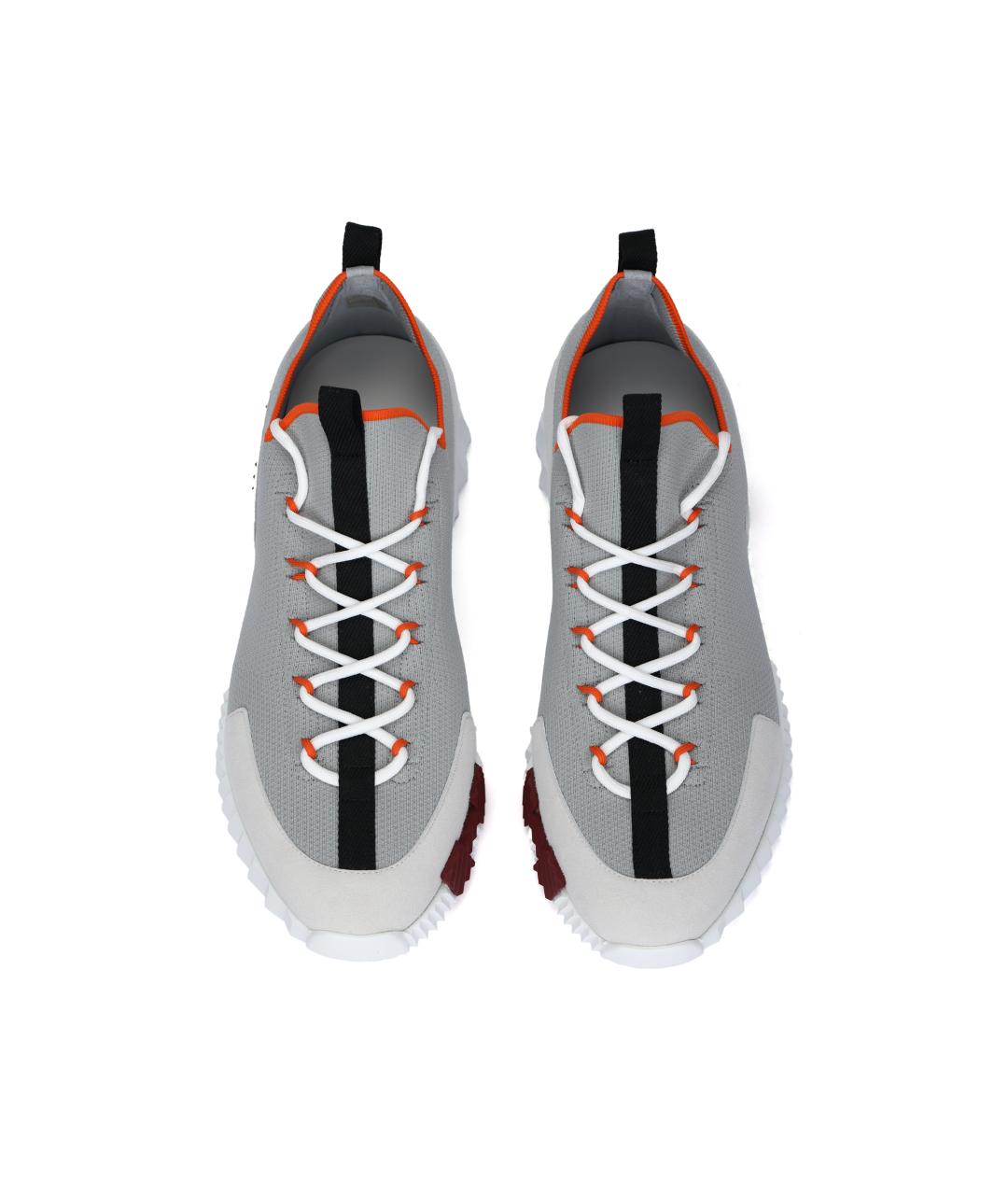 HERMES Мульти текстильные низкие кроссовки / кеды, фото 3