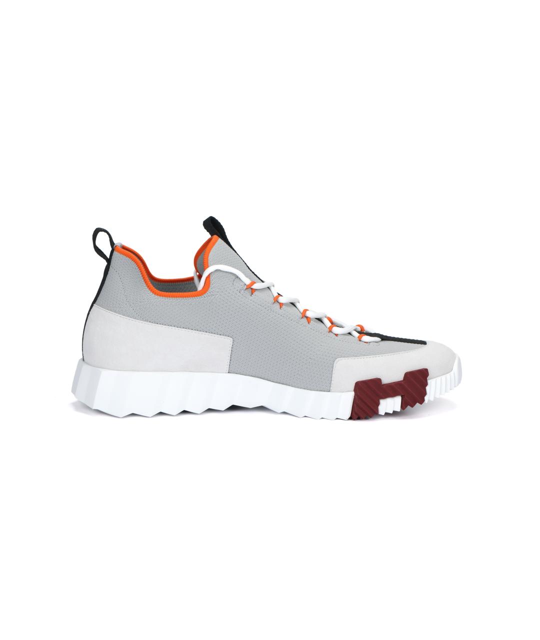 HERMES Мульти текстильные низкие кроссовки / кеды, фото 1