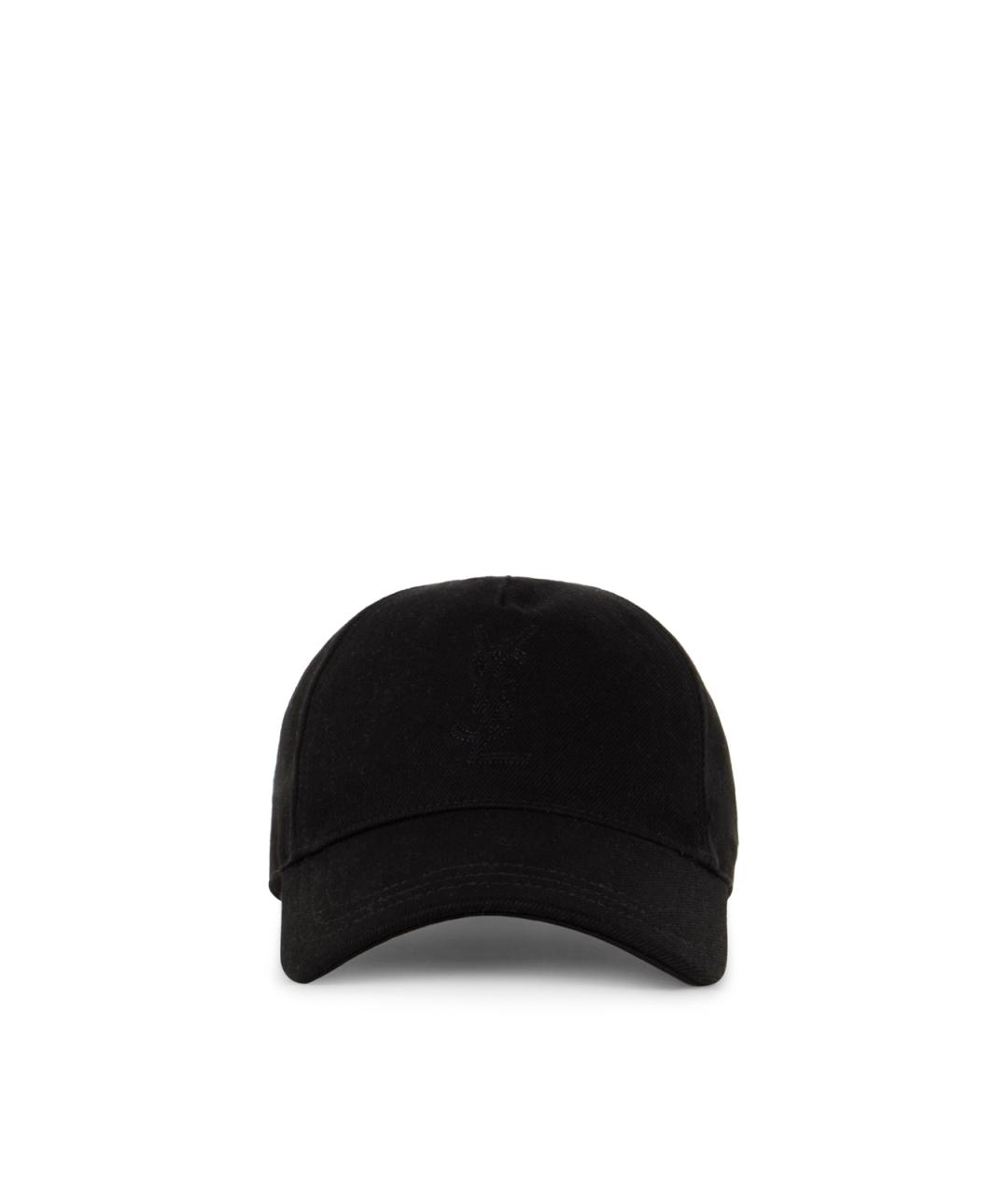 SAINT LAURENT Черная кепка/бейсболка, фото 1