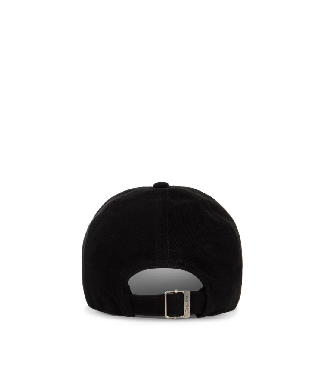 SAINT LAURENT Черная кепка/бейсболка, фото 3