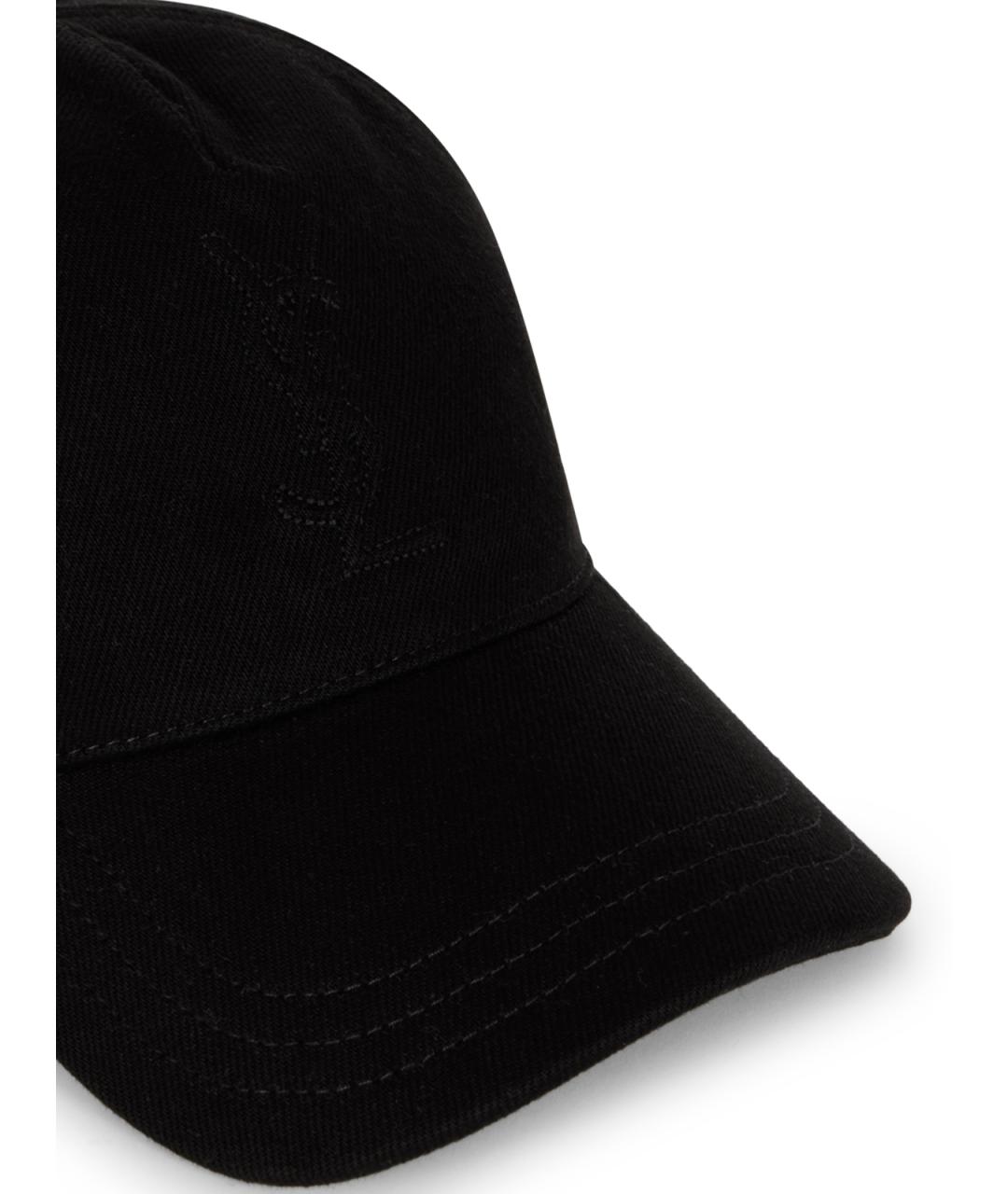 SAINT LAURENT Черная кепка/бейсболка, фото 4