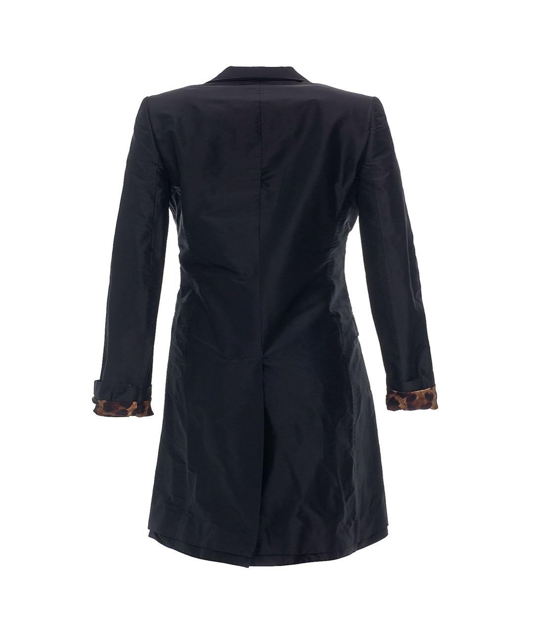 DOLCE&GABBANA Черный шелковый жакет/пиджак, фото 2