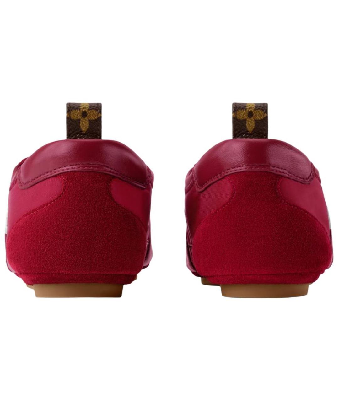 LOUIS VUITTON Красные текстильные кроссовки, фото 5