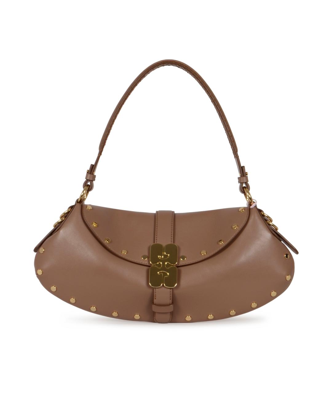 GANNI Коричневая сумка через плечо, фото 1