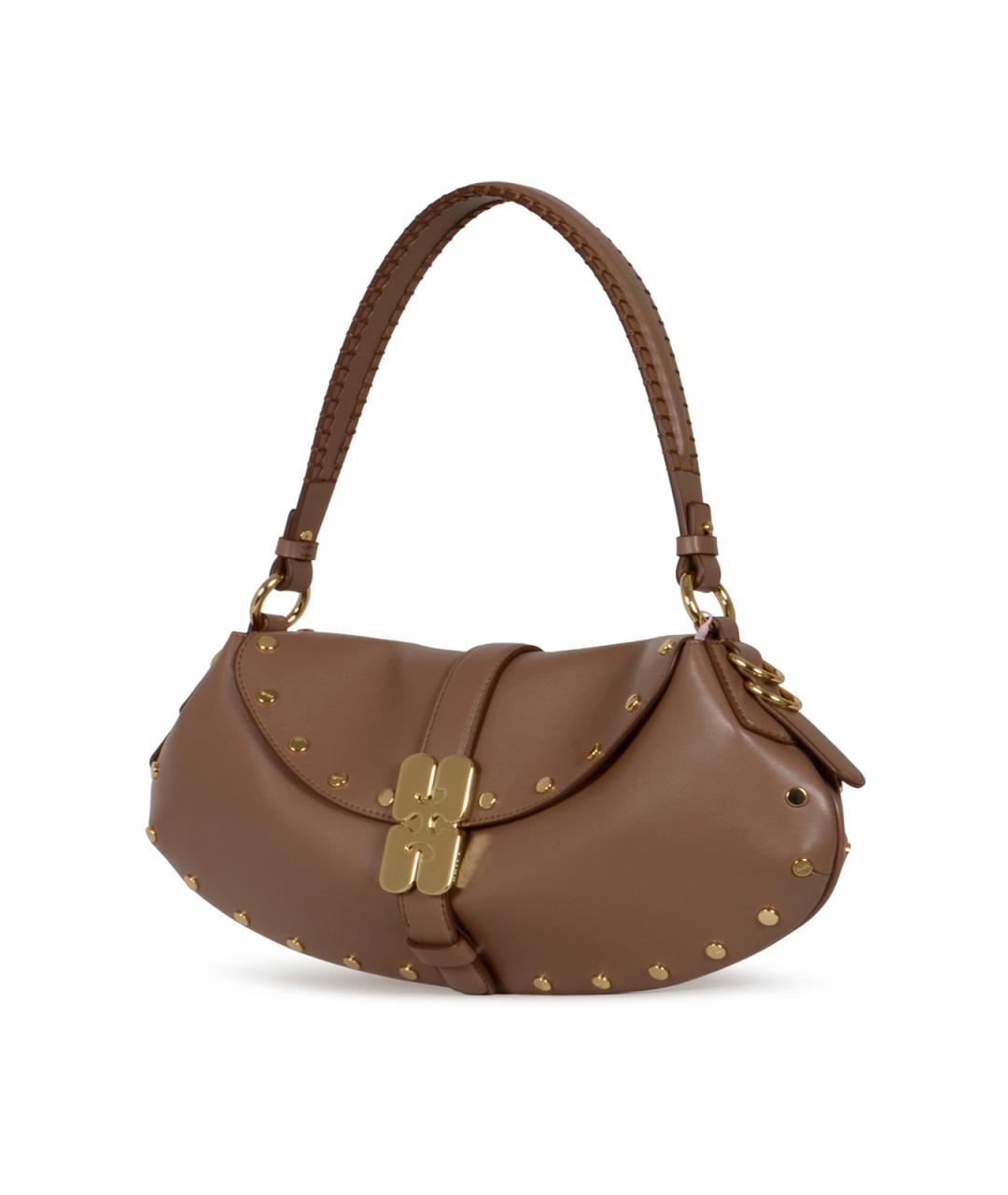 GANNI Коричневая сумка через плечо, фото 2