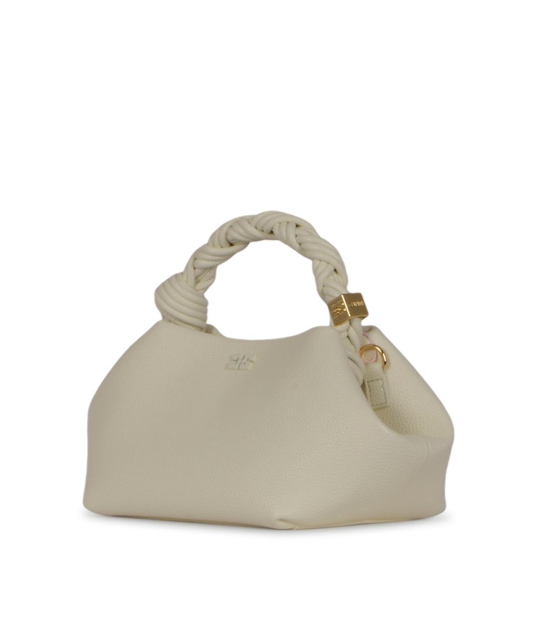 GANNI Белая сумка с короткими ручками, фото 2
