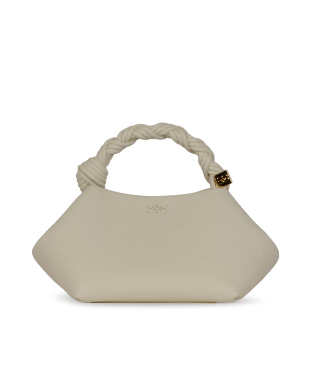 GANNI Белая сумка с короткими ручками, фото 1