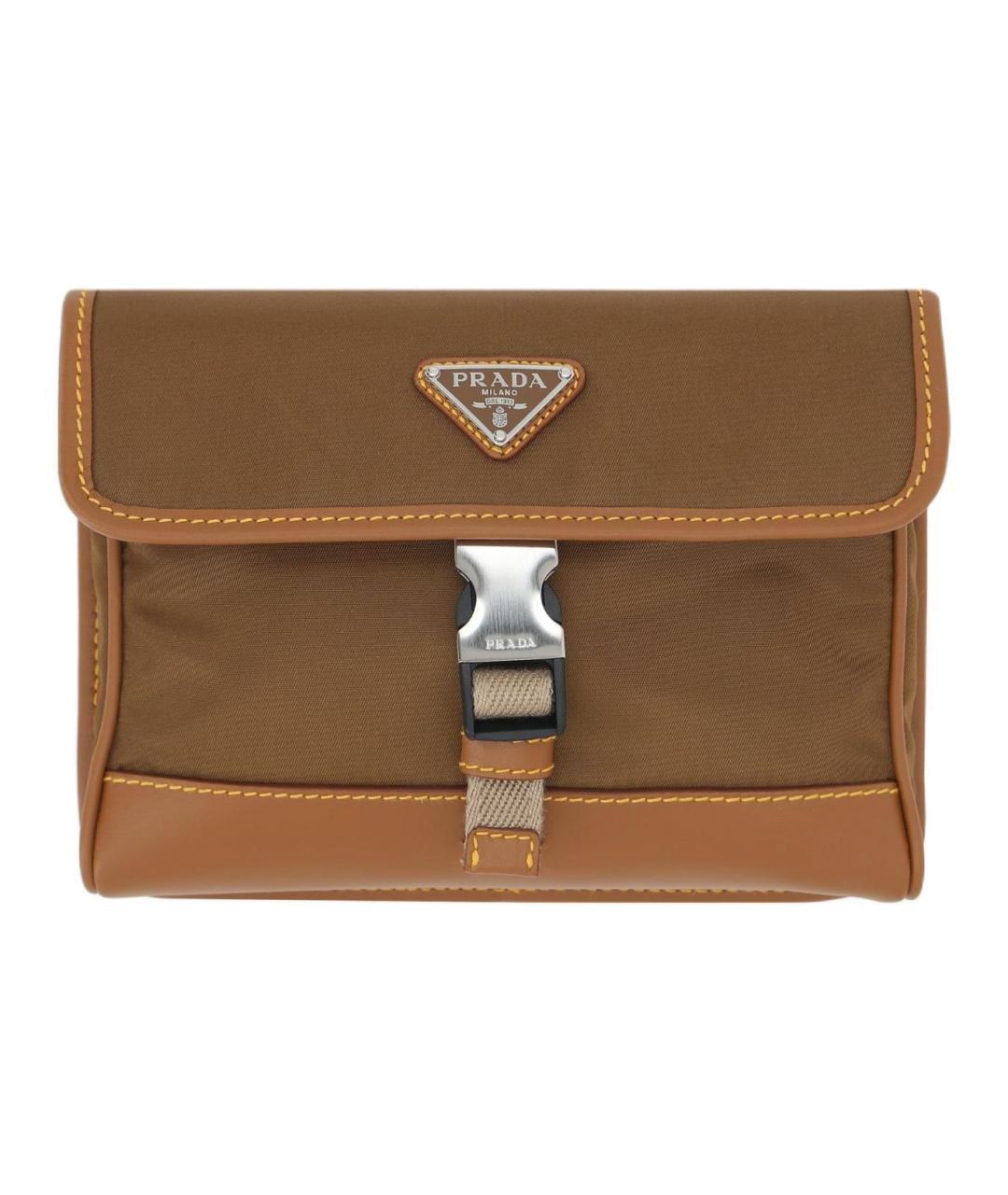 PRADA Коричневая сумка на плечо, фото 1