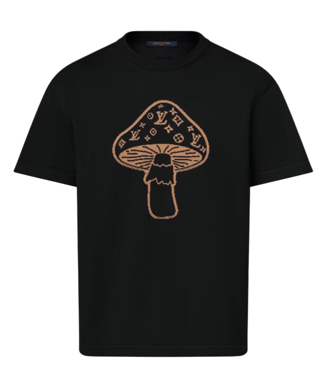 LOUIS VUITTON Черная футболка, фото 1