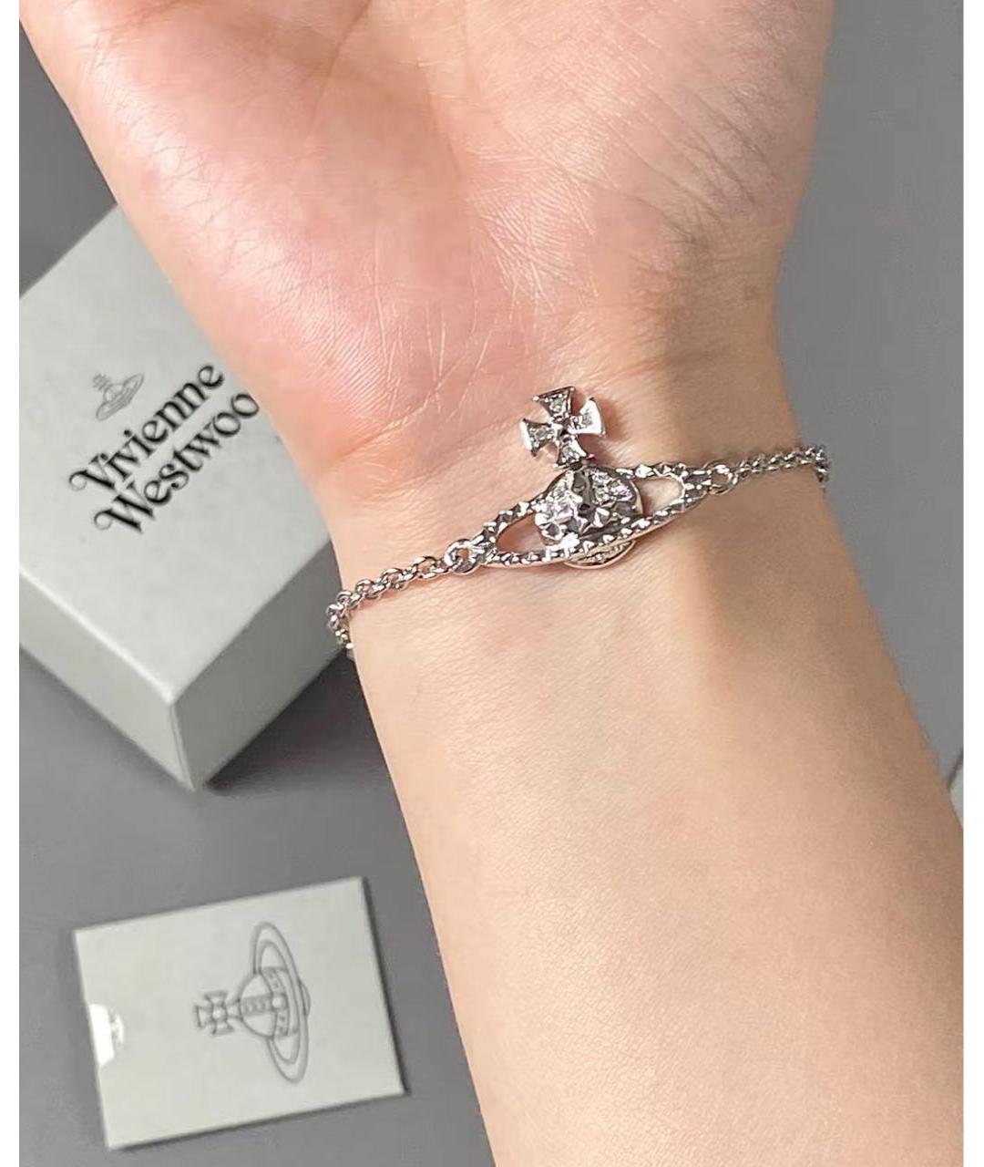 VIVIENNE WESTWOOD Серебрянный латунный браслет, фото 5