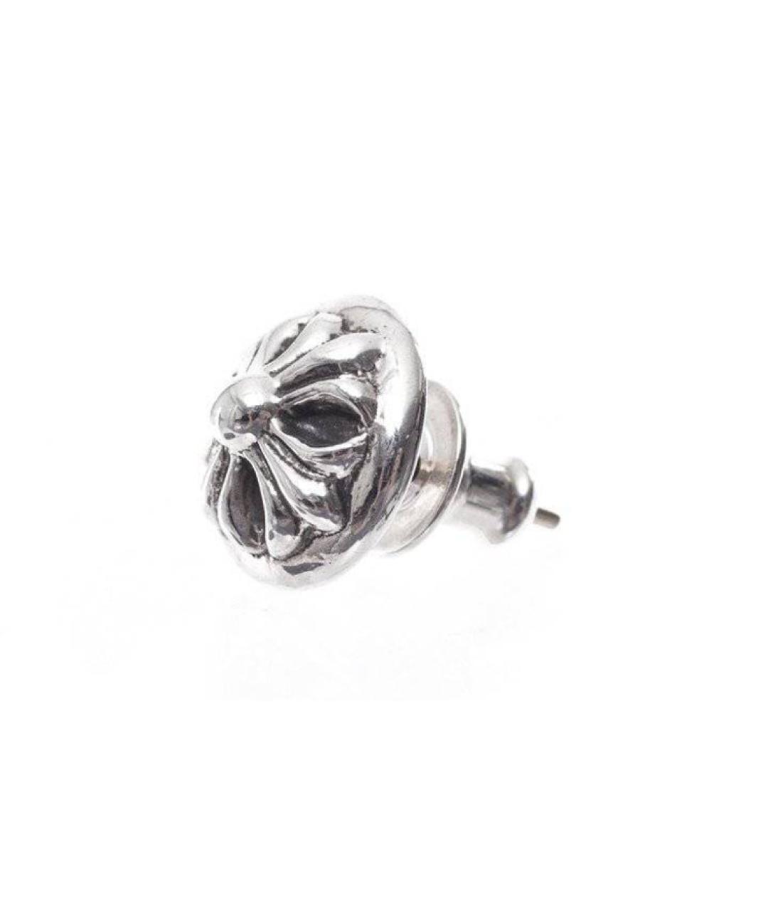 CHROME HEARTS Серебряные серебряные серьги, фото 2