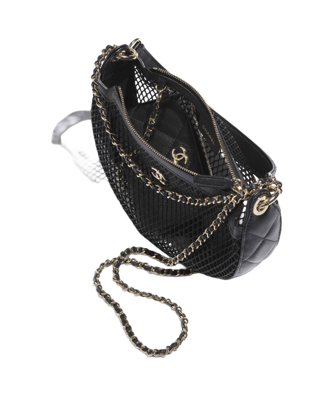 CHANEL Черная сумка через плечо, фото 3