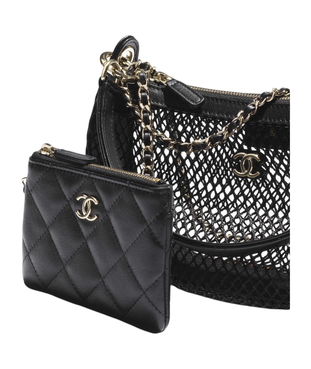 CHANEL Черная сумка через плечо, фото 4