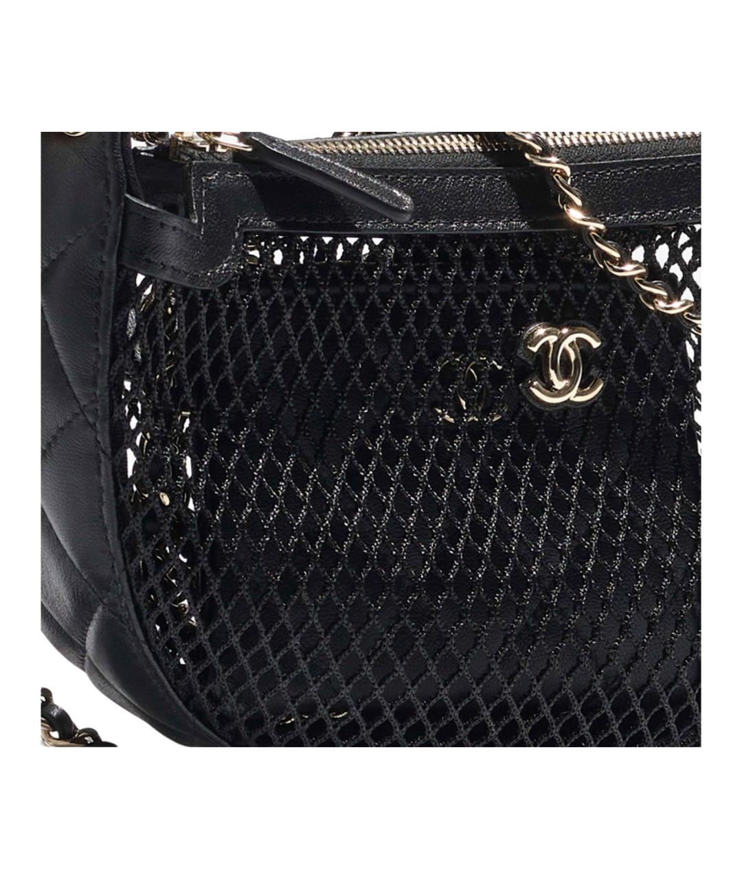 CHANEL Черная сумка через плечо, фото 5