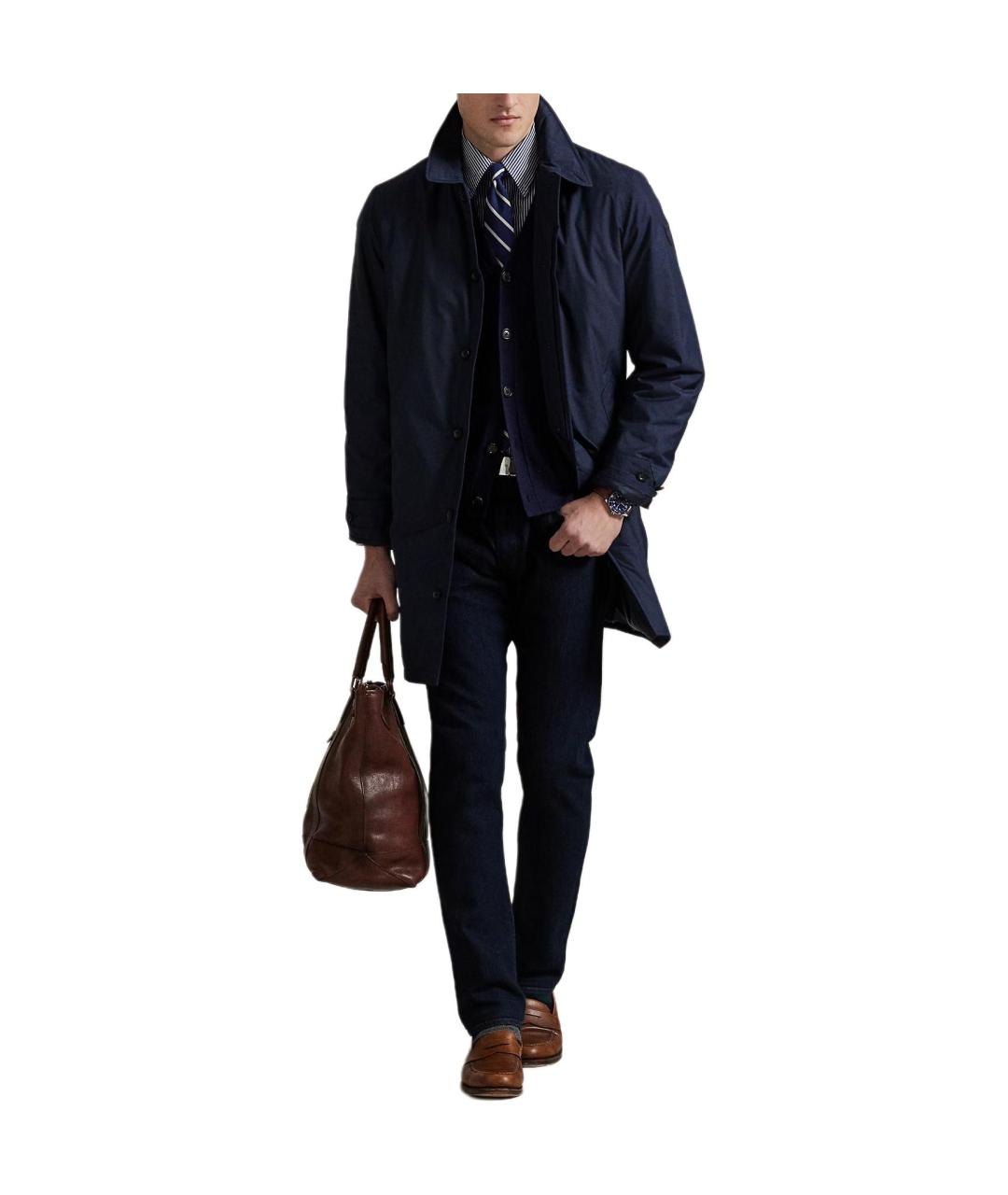 POLO RALPH LAUREN Синее пальто, фото 3