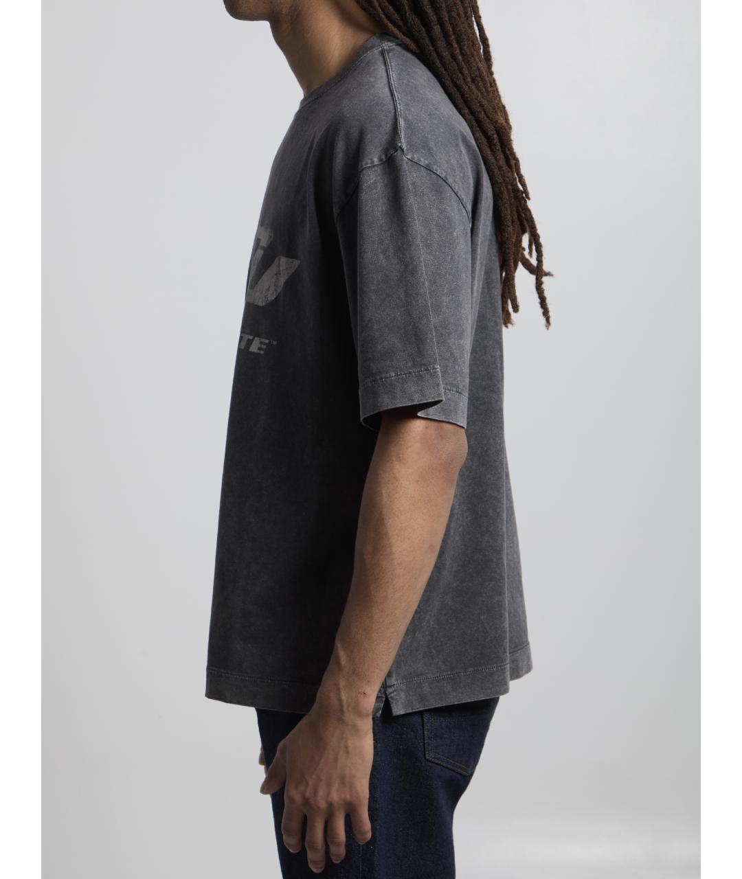 OFF-WHITE Черная хлопковая футболка, фото 3