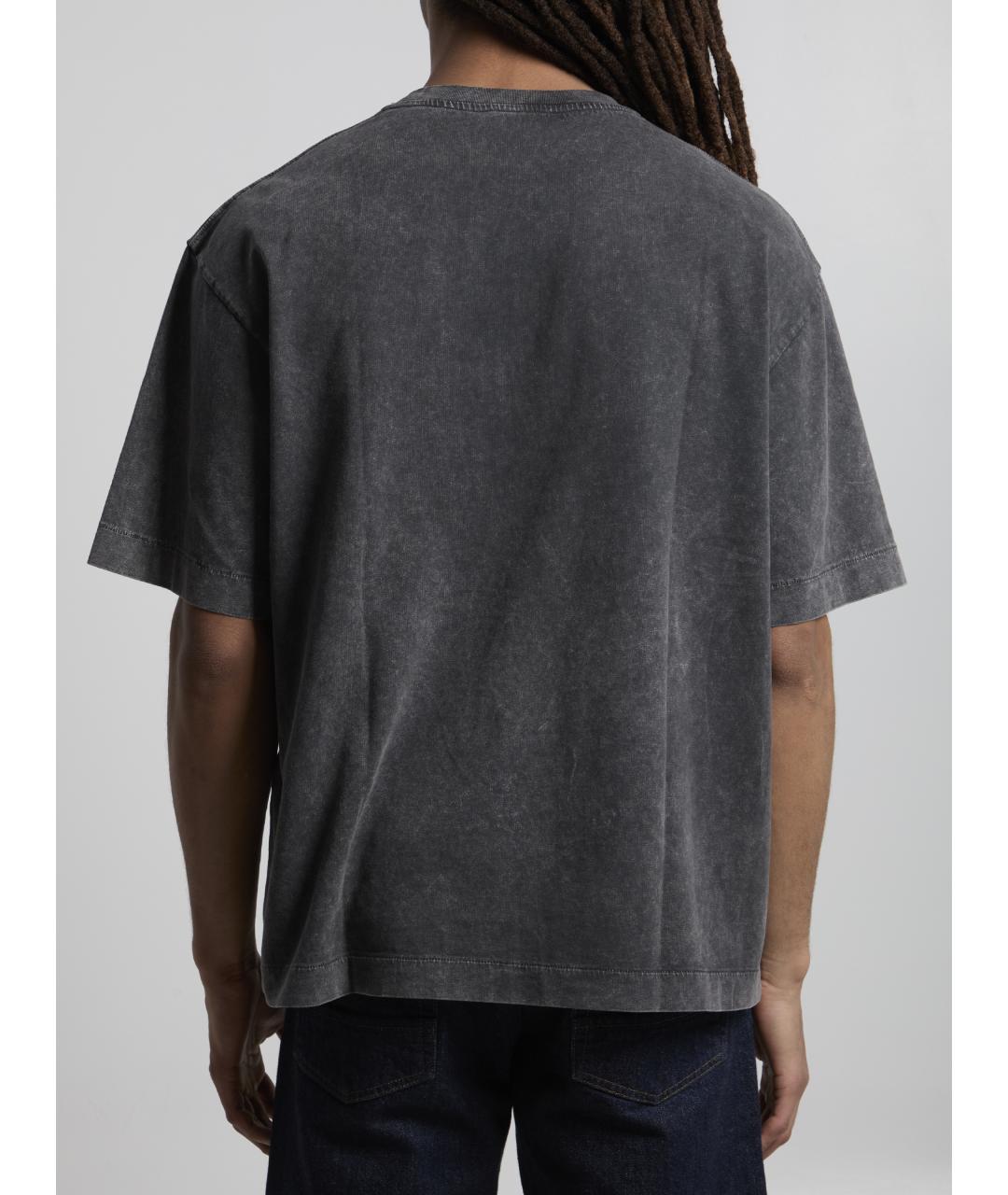 OFF-WHITE Черная хлопковая футболка, фото 4