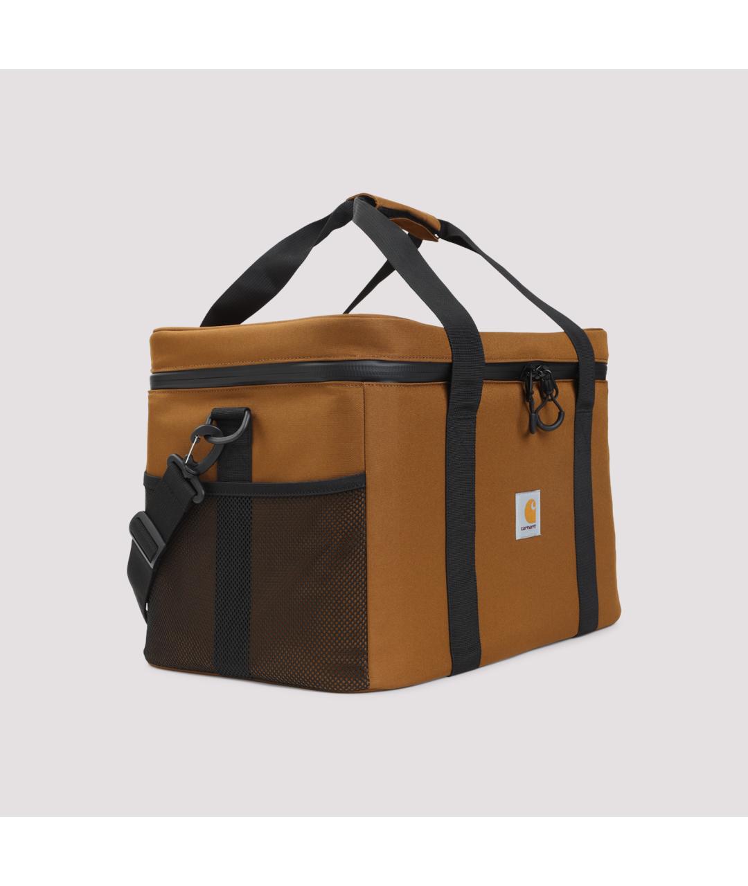 CARHARTT WIP Коричневая синтетическая сумка тоут, фото 3