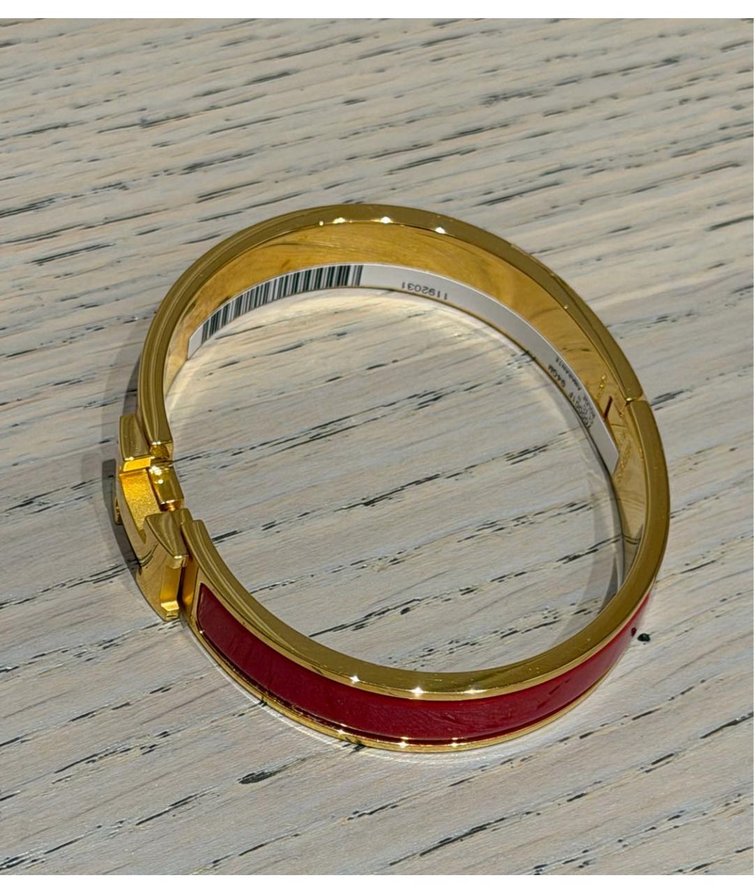 HERMES Красный браслет, фото 3