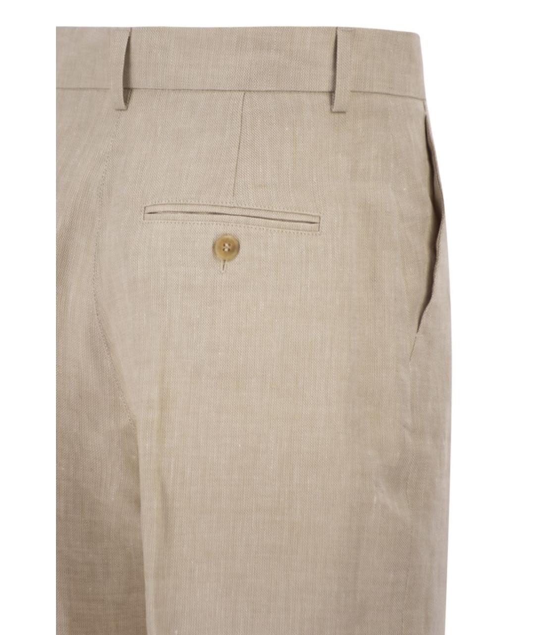 WEEKEND MAX MARA Льняные прямые брюки, фото 4