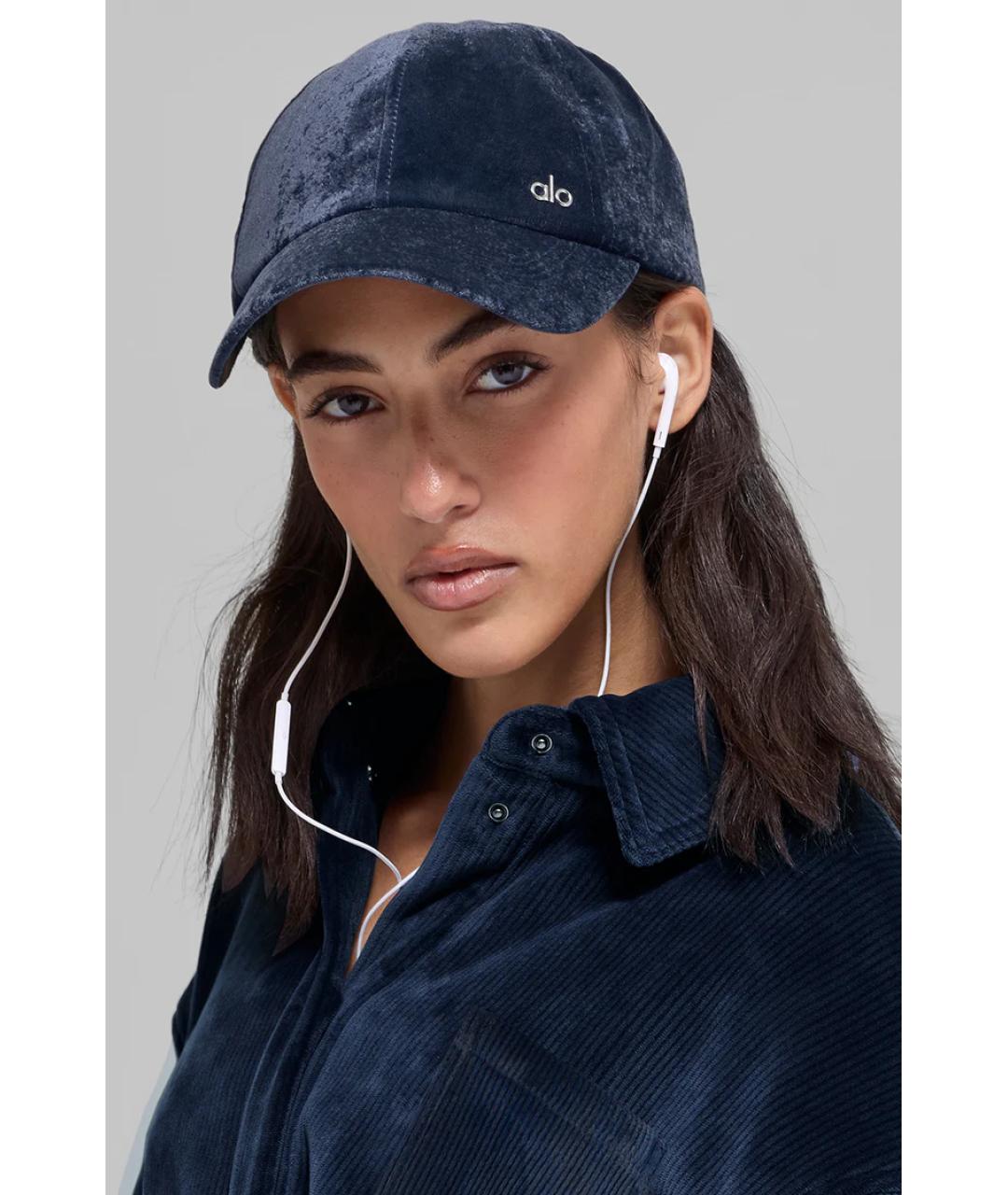 ALO YOGA Синяя кепка, фото 4