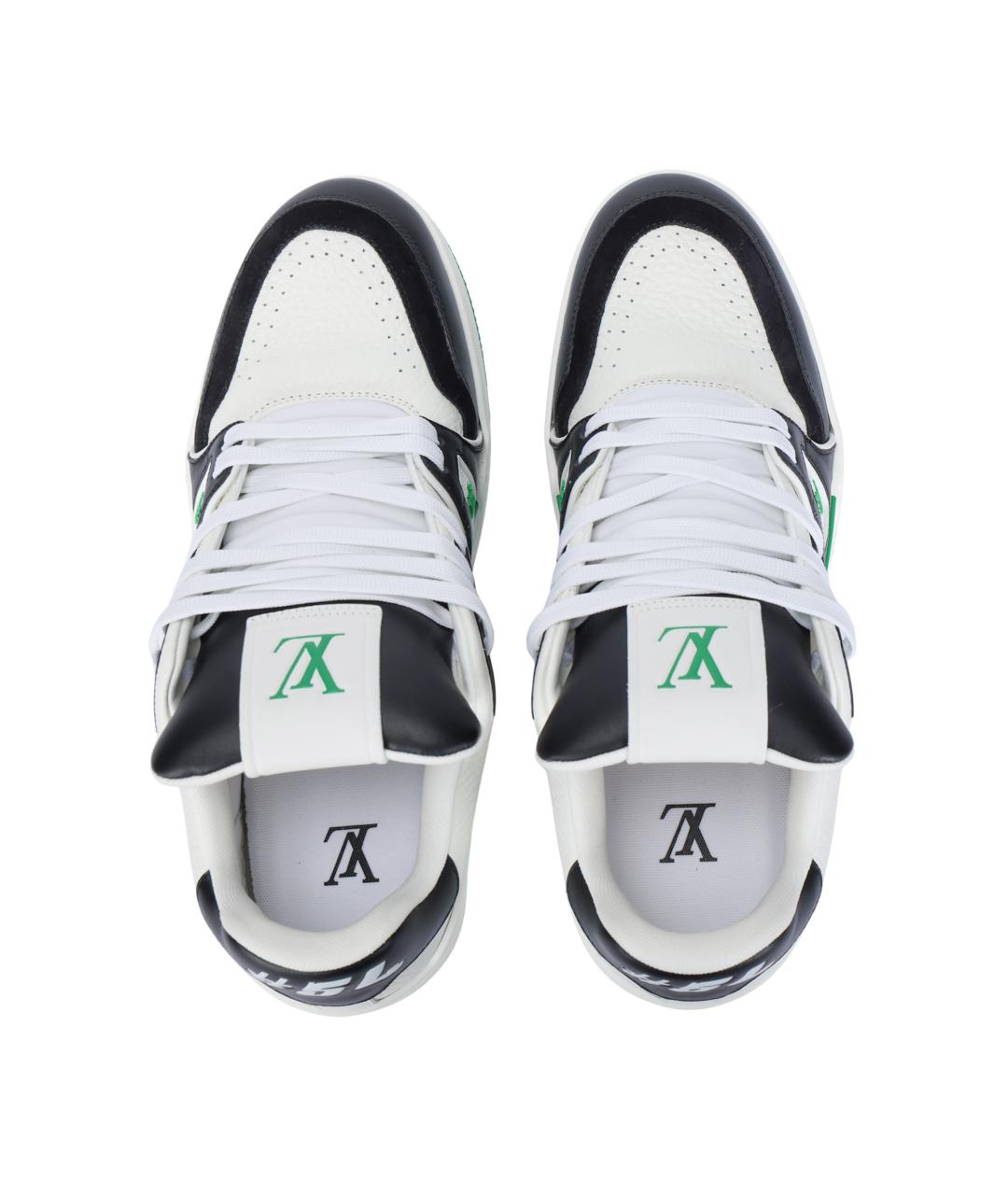 LOUIS VUITTON Мульти кожаные низкие кроссовки / кеды, фото 4