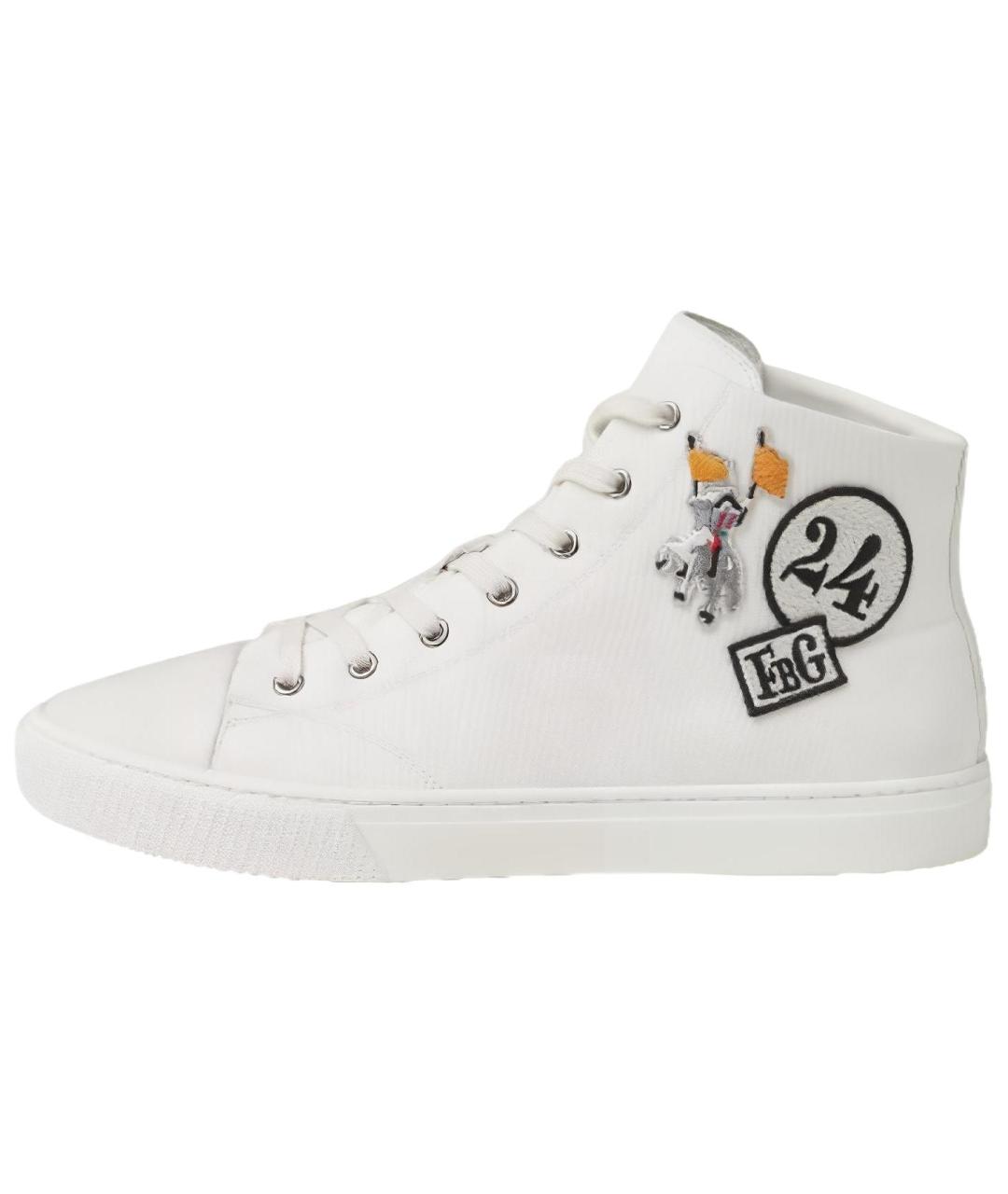 HERMES Белые высокие кроссовки / кеды, фото 2