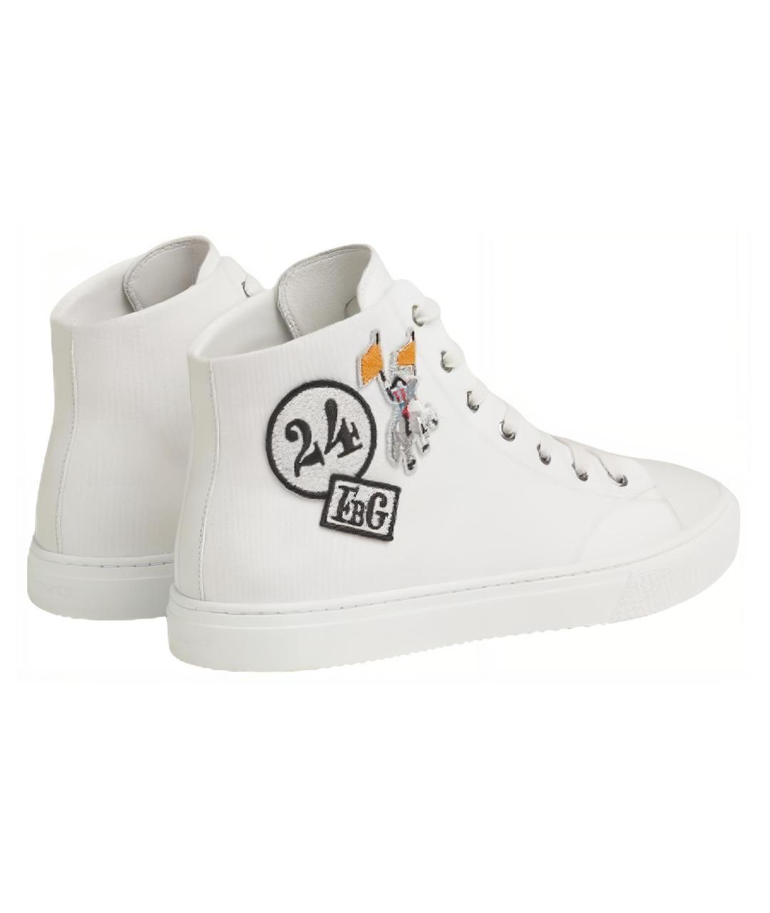 HERMES Белые высокие кроссовки / кеды, фото 4