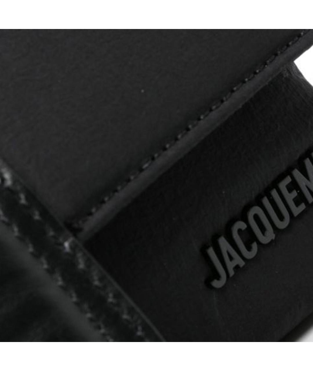 JACQUEMUS Черная сумка на плечо, фото 3