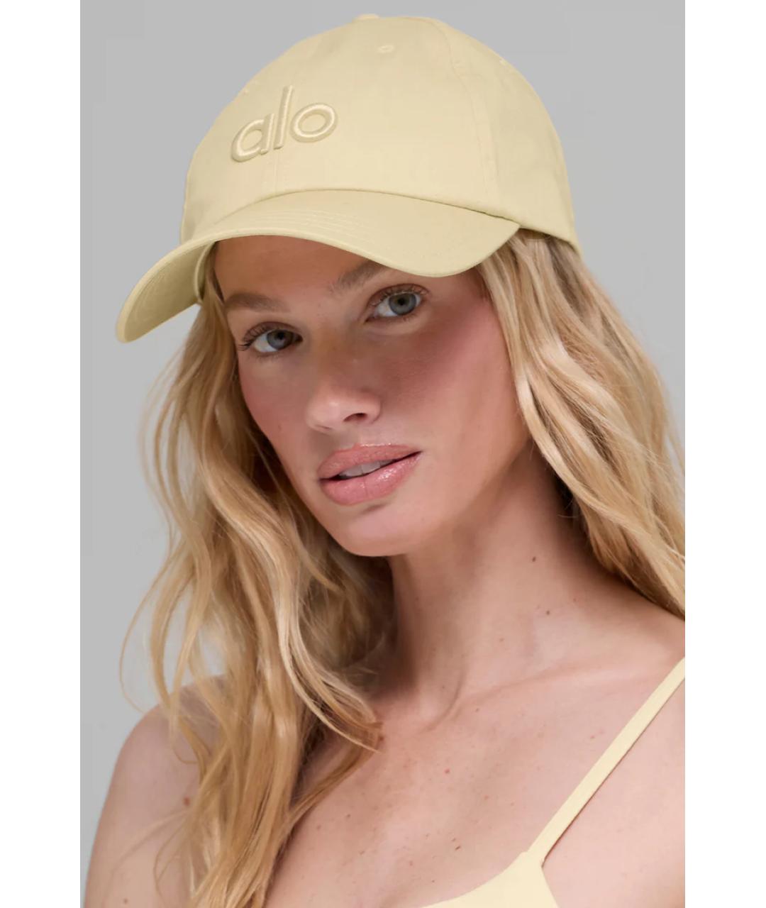 ALO YOGA Желтая кепка, фото 4