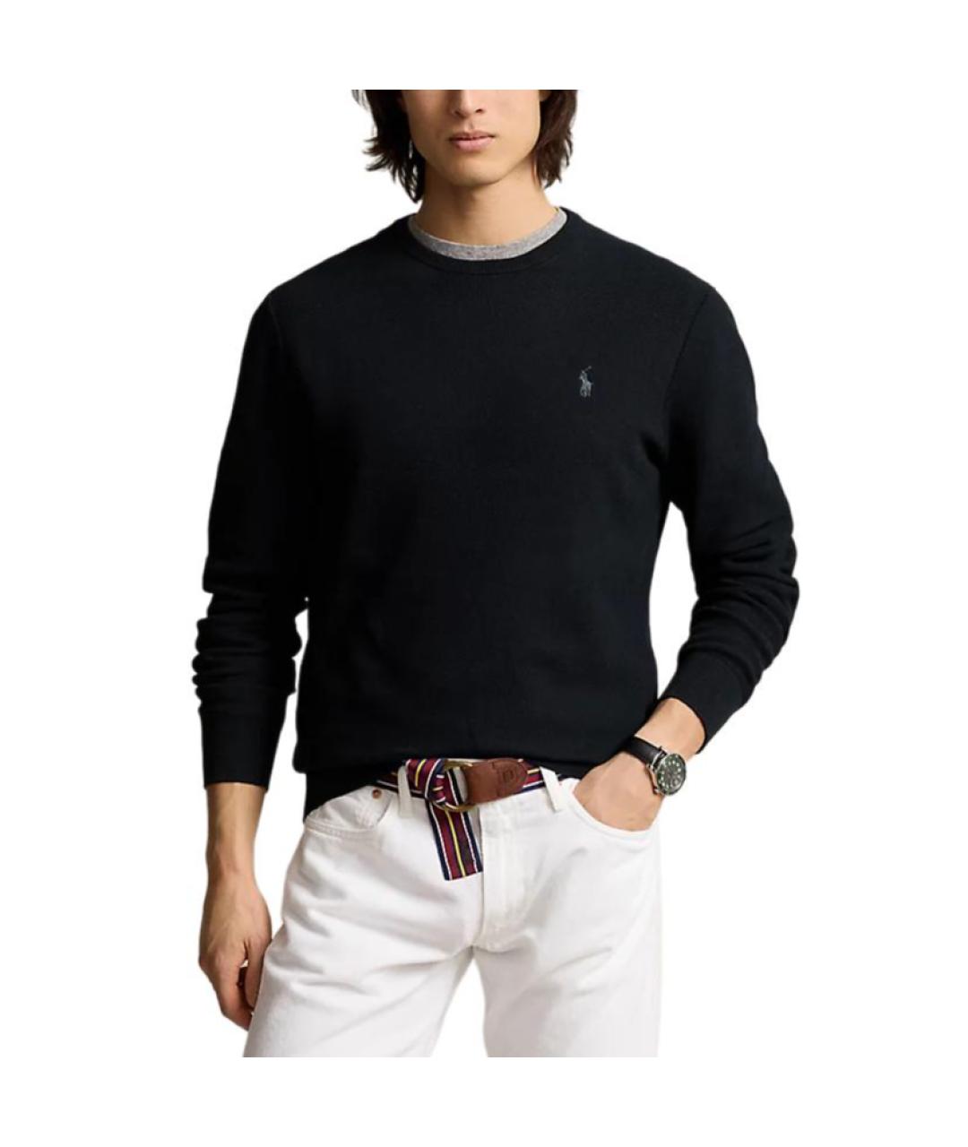 POLO RALPH LAUREN Черный джемпер / свитер, фото 3